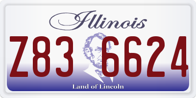 IL license plate Z836624