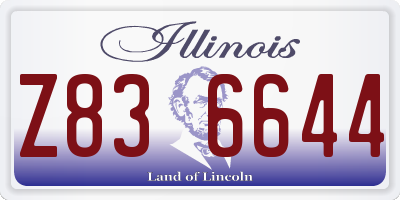 IL license plate Z836644