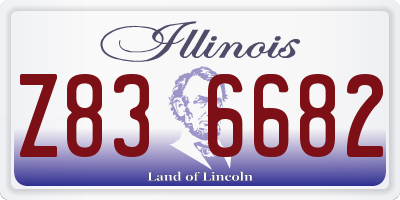 IL license plate Z836682