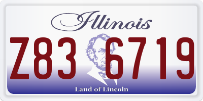 IL license plate Z836719