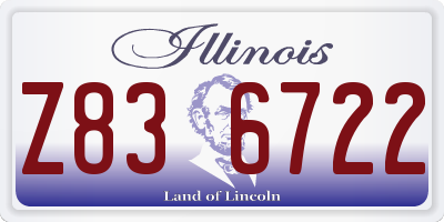 IL license plate Z836722