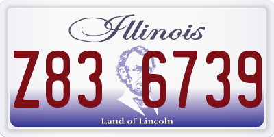 IL license plate Z836739