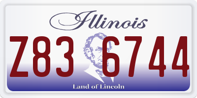 IL license plate Z836744