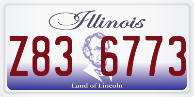 IL license plate Z836773