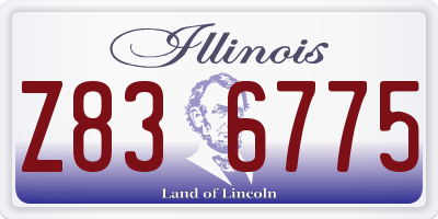IL license plate Z836775