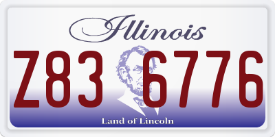 IL license plate Z836776