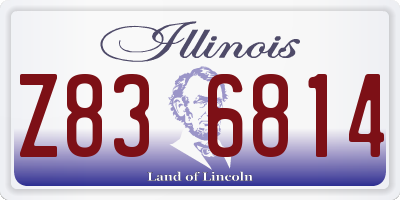 IL license plate Z836814