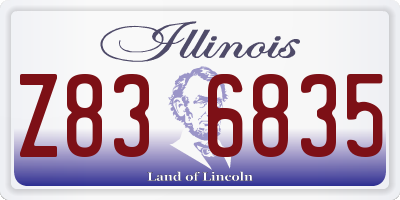 IL license plate Z836835