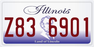 IL license plate Z836901