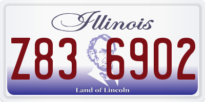 IL license plate Z836902