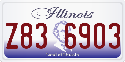 IL license plate Z836903
