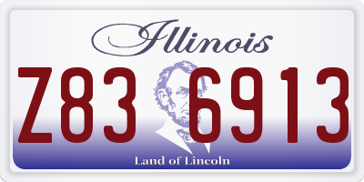IL license plate Z836913