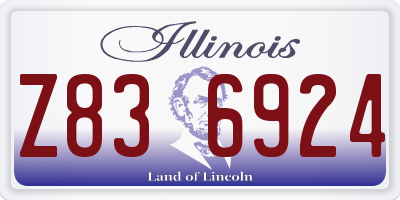 IL license plate Z836924