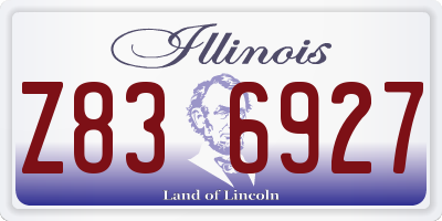 IL license plate Z836927