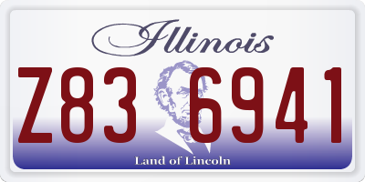 IL license plate Z836941