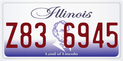 IL license plate Z836945