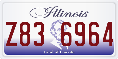 IL license plate Z836964