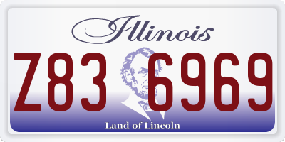 IL license plate Z836969