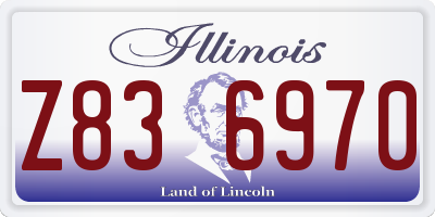 IL license plate Z836970