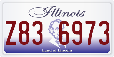 IL license plate Z836973