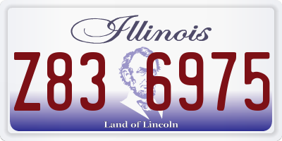 IL license plate Z836975