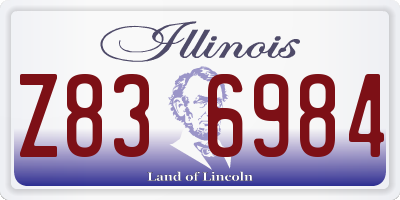 IL license plate Z836984