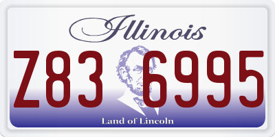 IL license plate Z836995