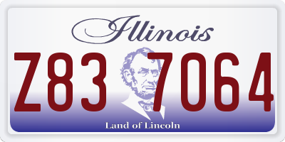 IL license plate Z837064