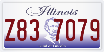 IL license plate Z837079