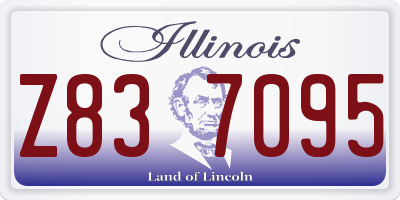 IL license plate Z837095