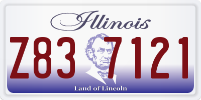 IL license plate Z837121