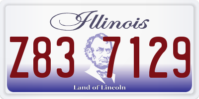 IL license plate Z837129