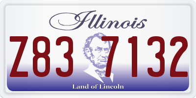 IL license plate Z837132