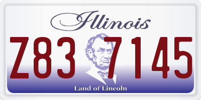 IL license plate Z837145