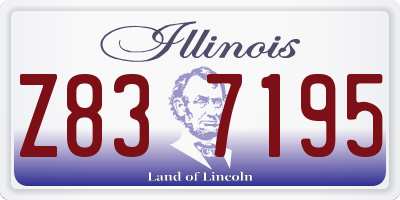 IL license plate Z837195