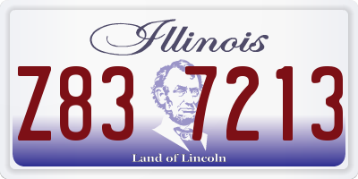 IL license plate Z837213
