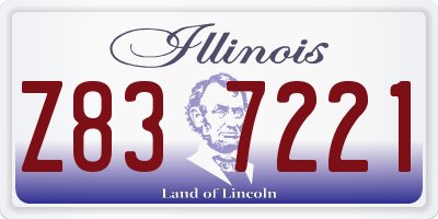 IL license plate Z837221