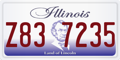 IL license plate Z837235