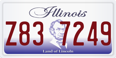 IL license plate Z837249