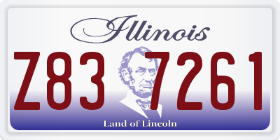 IL license plate Z837261