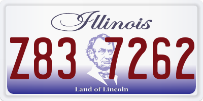 IL license plate Z837262