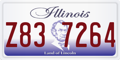 IL license plate Z837264