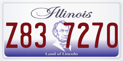 IL license plate Z837270