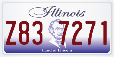 IL license plate Z837271
