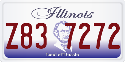 IL license plate Z837272