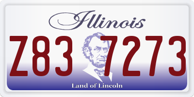 IL license plate Z837273