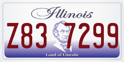 IL license plate Z837299