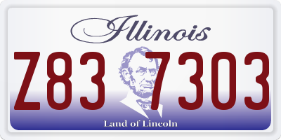 IL license plate Z837303