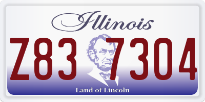 IL license plate Z837304