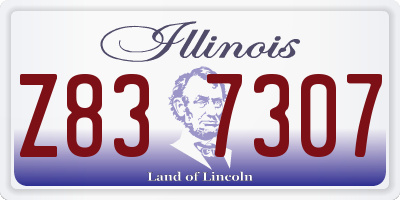 IL license plate Z837307